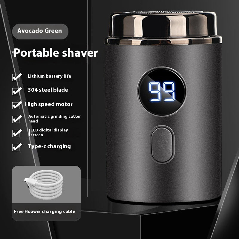 Rechargeable Fully Washable Travel Car Portable Men's Shaver