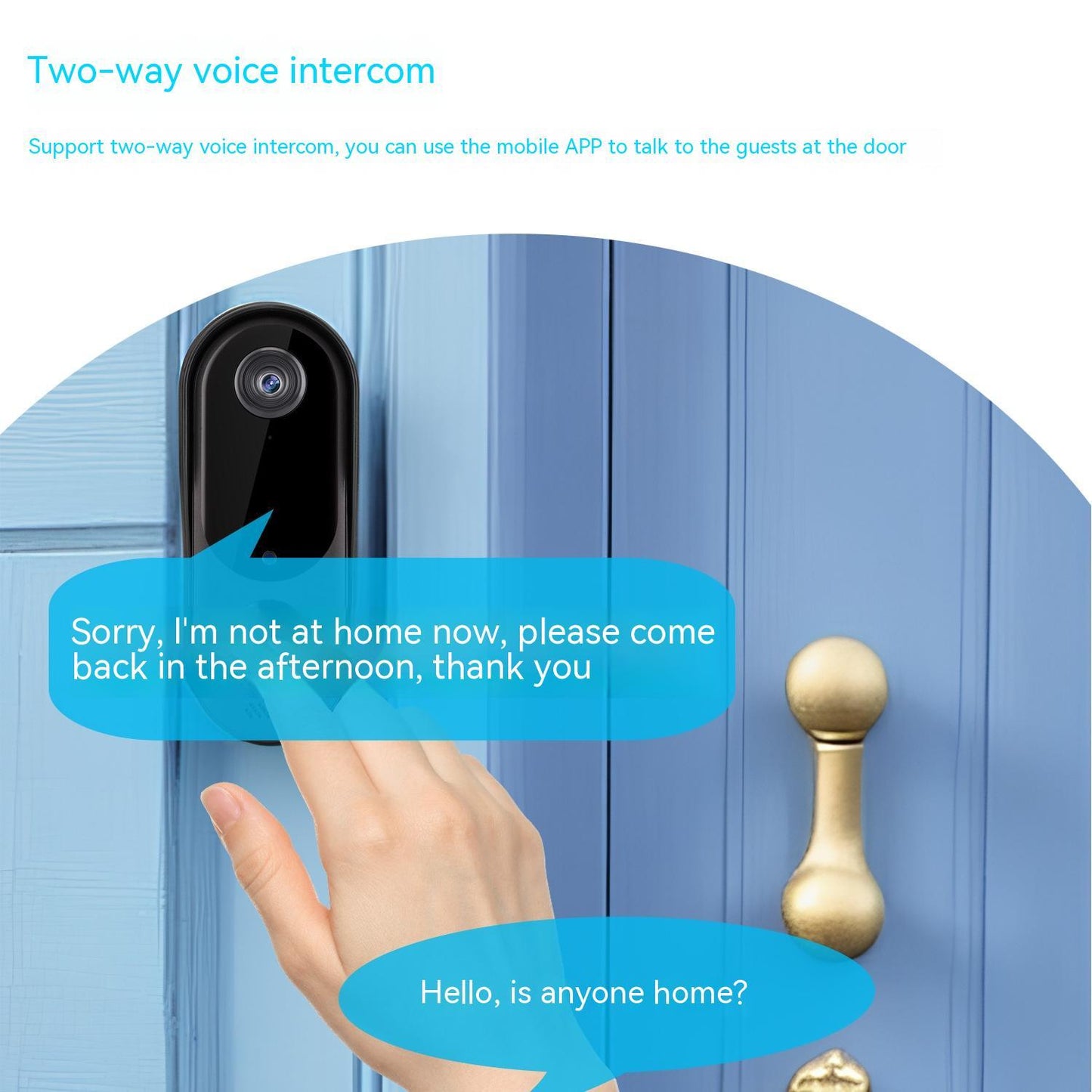 Home Wireless Smart WiFi Doorbell