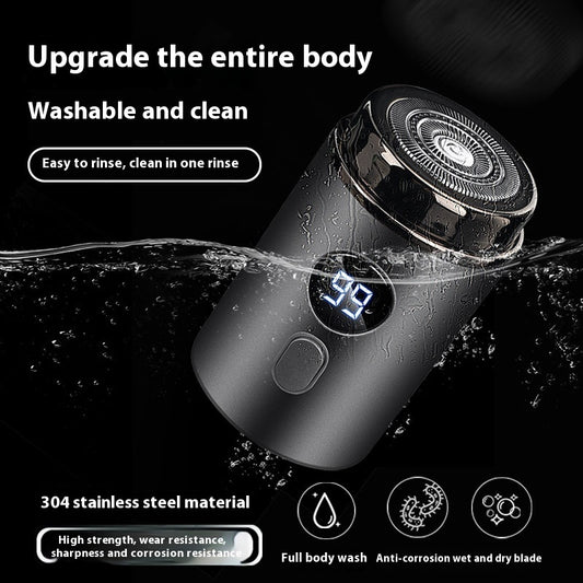 Rechargeable Fully Washable Travel Car Portable Men's Shaver