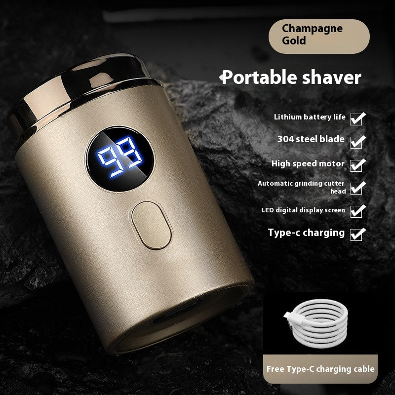 Rechargeable Fully Washable Travel Car Portable Men's Shaver